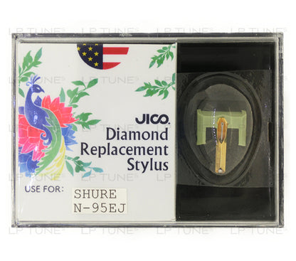 JICO replacement Shure N-95EJ stylus in packaging