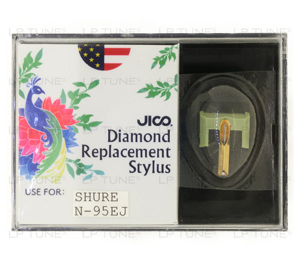 JICO replacement Shure N-95EJ stylus in packaging