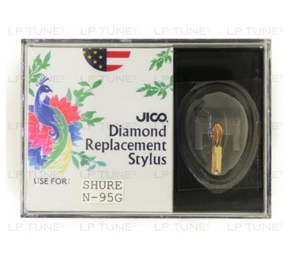 JICO replacement Shure N-95G stylus in packaging