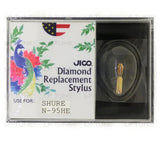 JICO replacement Stylus for Shure HI-TRACK M95HE cartridge in packaging