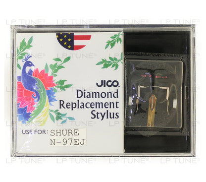 JICO replacement Shure N-97EJ stylus in packaging