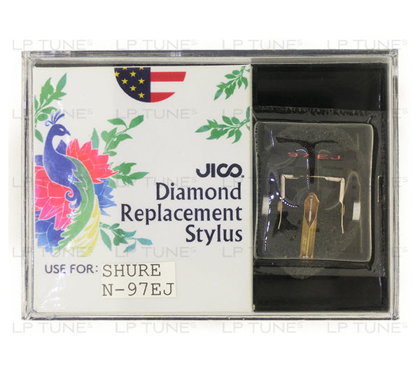 JICO replacement Shure N-97EJ stylus in packaging