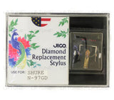 JICO replacement Shure N-97GD stylus in packaging