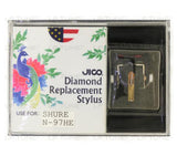 JICO replacement Shure N-97HE stylus in packaging