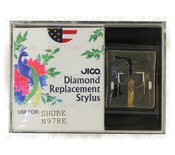 JICO 78 RPM replacement for Shure N978E stylus in packaging