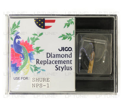 JICO replacement Shure NPS-1 stylus in packaging