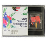JICO replacement Shure NPS-2 stylus in packaging