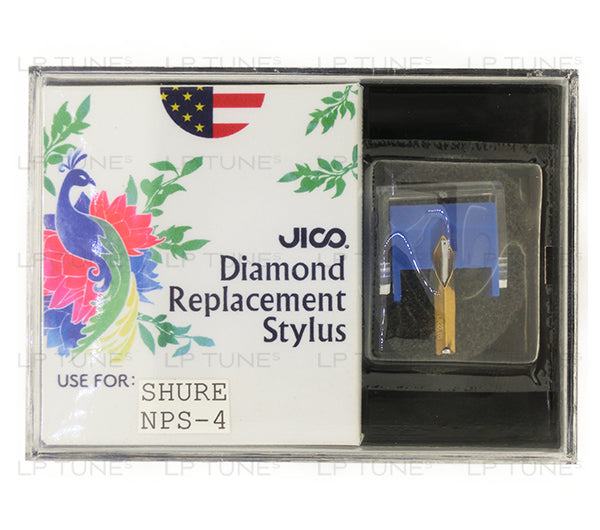 JICO replacement Shure NPS-4 stylus in packaging
