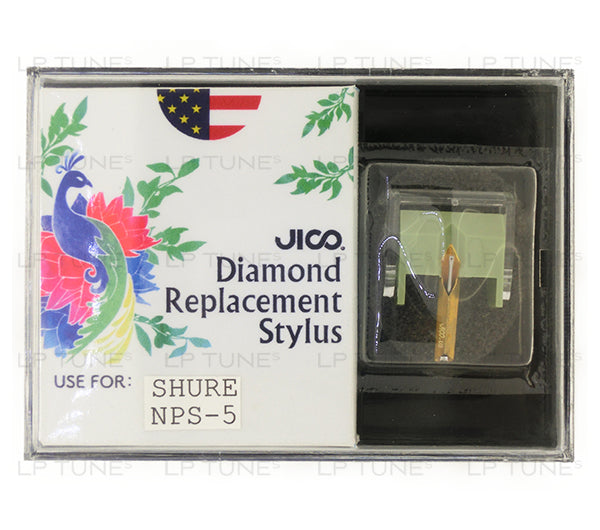 JICO replacement Shure NPS-5 stylus in packaging