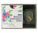 JICO 78 RPM replacement for Shure SS-78E stylus in packaging