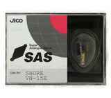 JICO SAS replacement Shure VN-15E stylus in packaging