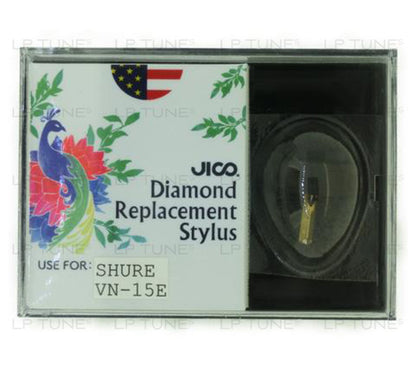 JICO replacement Shure VN-15E stylus in packaging
