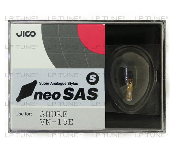JICO neoSAS/S replacement Shure VN-15E stylus in packaging