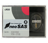 JICO neoSAS/S replacement Shure VN-35E stylus in packaging