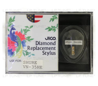 JICO replacement Shure VN-35HE stylus in packaging