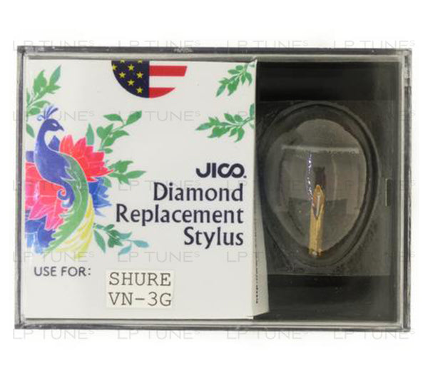 JICO replacement Shure VN-3G stylus in packaging
