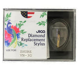JICO replacement Shure VN-3G stylus in packaging