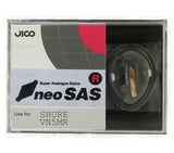 JICO neoSAS/R replacement Shure VN5MR (HG) stylus in packaging