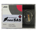 JICO neoSAS/R replacement Shure VN5xMR (HG) stylus in packaging