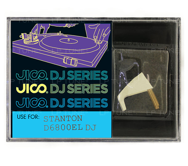 【中古】Durpower Phonograph Record Player Turntable Needle For STANTON D6800EL, STANTON D6800EL, STANTON D6800SL, STANTON D6800SE by D D-6800EL (D6800EL) Jico Club stylus for Stanton 6800EL cartridge