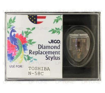 JICO replacement stylus for Toshiba SM-2950 turntable in packaging